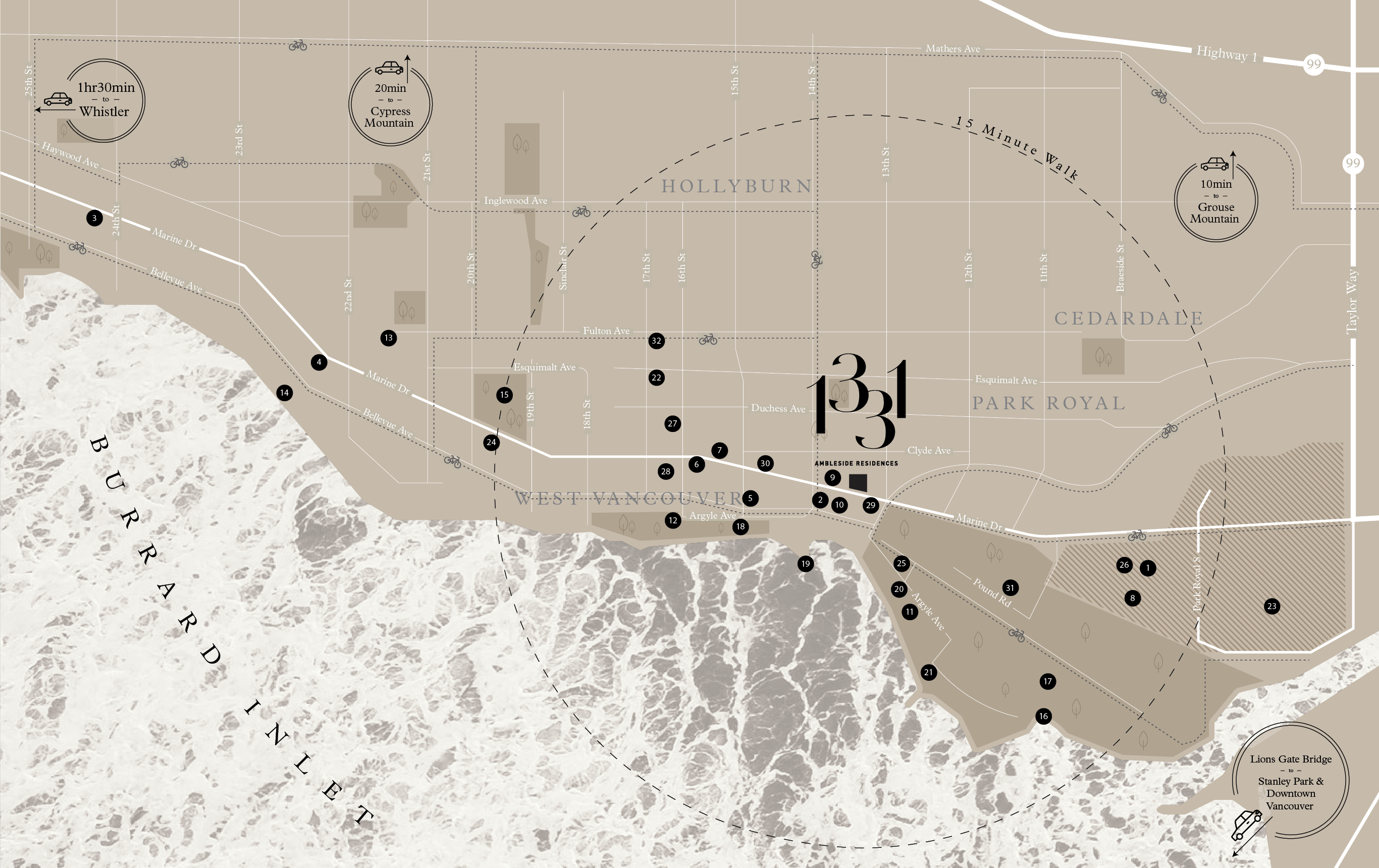 Ambleside Map